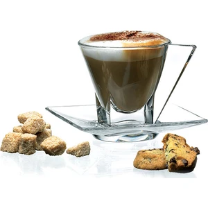 Fusion Cam Kahve Fincan Seti 190 ml (2 Fincak+2 Altlık)