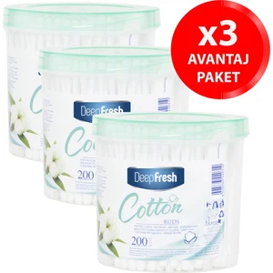 Deep Fresh Kulak Çubuğu 200 Adet-3'lü