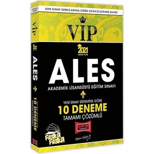 Yargı Yayınevi ALES VIP Yeni Sınav Sistemine Göre Tamamı Çözümlü 10 Fasikül Deneme