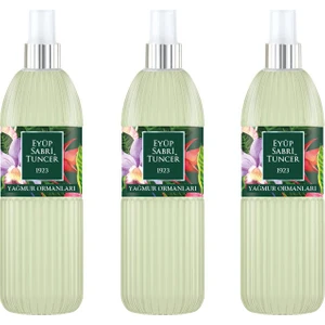 Eyüp Sabri Tuncer Yağmur Ormanları 150 ml Sprey Kolonya - Pet Şişe 3 Adet