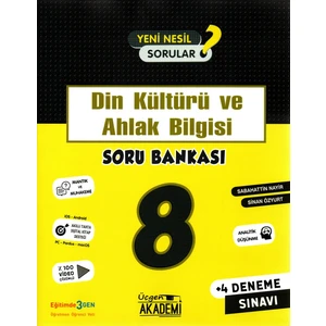 Üçgen Akademi 8. Sınıf Yeni Nesil Din Kültürü Soru Bankası