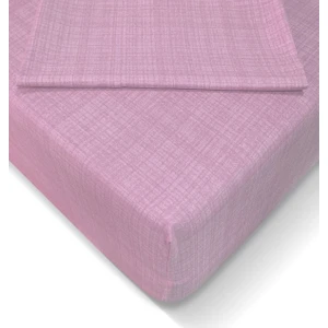 Alla Turca Ranforce 120x200 cm Lastikli Çarşaf Seti - Pembe