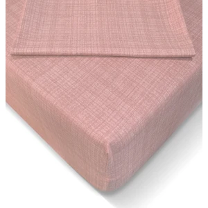 Alla Turca Ranforce 100x200 cm Lastikli Çarşaf Seti - Pudra