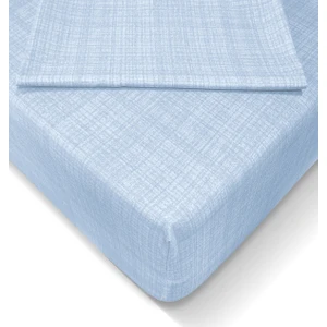 Alla Turca Ranforce 100x200 cm Lastikli Çarşaf Seti - Açık Mavi