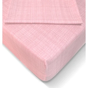 Alla Turca Ranforce 180x200 cm Lastikli Çarşaf Seti - Toz Pembe