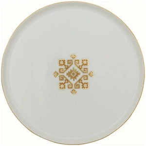 Arabesque Desen Düz Tabak 21cm