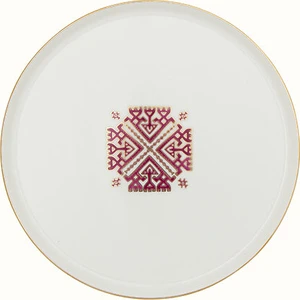 Arabesque Desen Düz Tabak 21cm