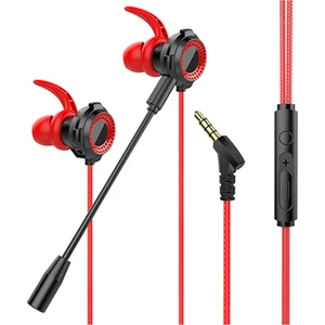 RM-K21 SUPERB 3,5mm Gaming Kırmızı Kulak İçi Mikrofonlu Kulaklık