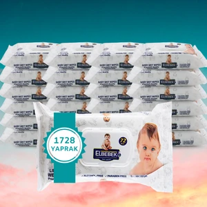 Islak Havlu Mendil 24 x 72'li  1728 Yaprak