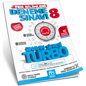 Model Eğitim Yayıncılık 8. Sınıf Fen Bilimleri Turbo Deneme Sınavı