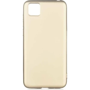 Tekno Grup Huawei Y5P Kılıf Mat Premium Silikon Kılıf Gold