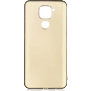 Tekno Grup Xiaomi Redmi Note 9 Kılıf Mat Premium Silikon Kılıf Gold + Cam Ekran Koruyucu