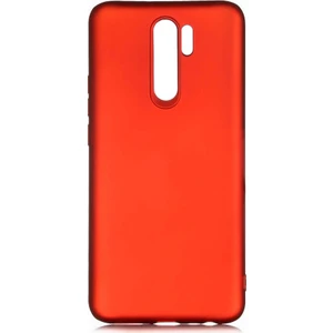 Tekno Grup Xiaomi Redmi 9 Kılıf Mat Premium Silikon Kılıf Kırmızı