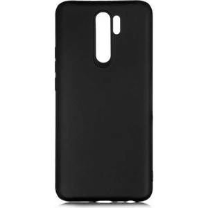 Tekno Grup Xiaomi Redmi 9 Kılıf Mat Premium Silikon Kılıf Siyah + Tam Kaplayan 6D Nano Ekran Koruyucu
