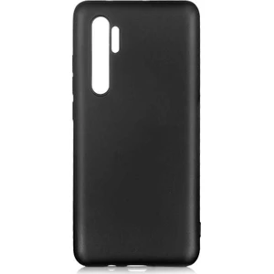 Tekno Grup Xiaomi Mi Note 10 Lite Kılıf Mat Premium Silikon Kılıf Siyah