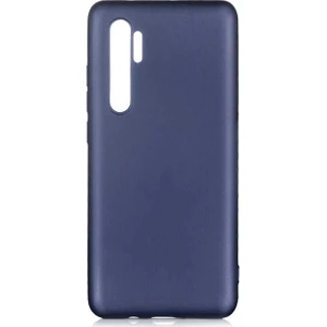 Tekno Grup Xiaomi Mi Note 10 Lite Kılıf Mat Premium Silikon Kılıf Lacivert