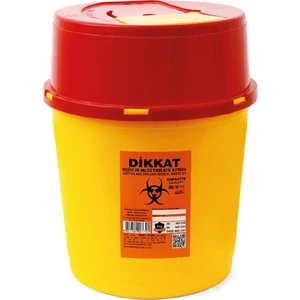 3 Adet Kesici ve Delici Tıbbi Enfekte Atık Kutusu 30 lt