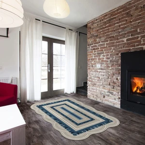 Alanur Home Begonya Lazer Kesim Kaymaz Taban Dijital Baskı Halı ST600163MV06