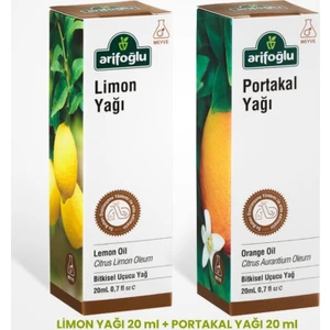 Limon Yağı 20 ml + Portakal Yağı 20 ml 2 Li Set