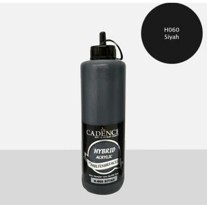 Akrilik Boya Tüm Yüzeyler 500 ml Siyah
