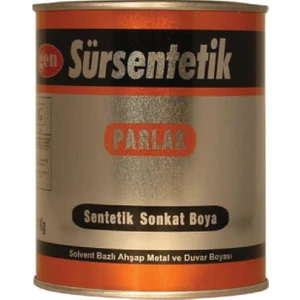 Sür Sentetik Parlak Boya 3 kg 324 Siyah