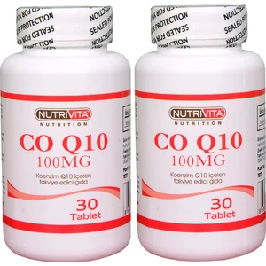 Nutrivita Nutrition Co Q10 100 Mg 30 Tablet 2 Adet