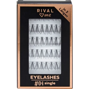 Rival Loves Me Takma Kirpik No:04 Single Set 3 Farklı Uzunluk