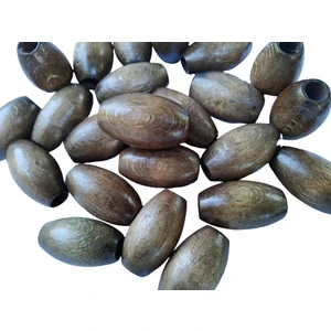 30 mm Oval Ahşap Boncuk - 50'li