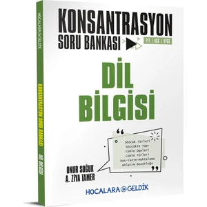 Hocalara Geldik Konsantrasyon Soru Bankası / Dil Bilgisi - Onur Soğuk