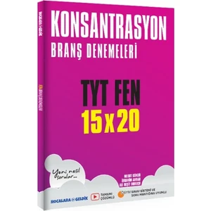 Hocalara Geldik Konsantrasyon Branş Denemeleri TYT Fen - Mesut Kökçü