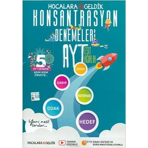 Hocalara Geldik AYT Konsantrasyon Eşit Ağırlık ve Sözel Deneme 5'li
