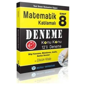 Mutlu Yayıncılık Matematik Katlamalı 8. Sınıf Deneme