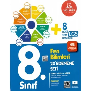 Soru Kalesi Yayınları 8. Sınıf Fen Bilimleri 20'li Deneme Seti