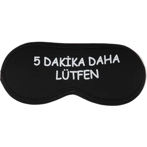 Siyah Beş Dakika Daha Lütfen Uyku Bandı