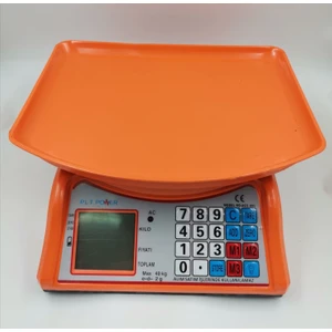 Plt Power Şarjlı Dijital Çift Taraflı Terazi 40 kg