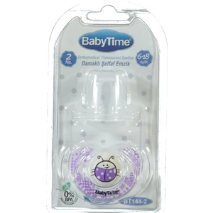 Babytime BT144 Silikon Damaklı Emzik No:2 - Mor