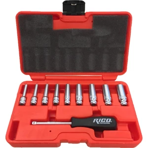 Rc 1010 10 Parça 1/4" Uzun Lokma Seti Takımı 4 mm - 13 mm