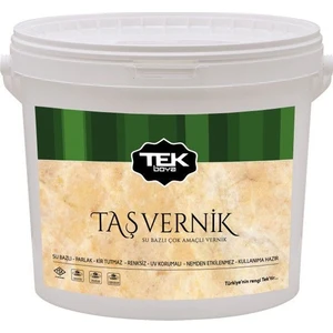 Tek Boya Su Bazlı Taş Vernik Seramik Veya Taş Yüzeylerde Gönül Rahatlığı ile Kullanım 2,5 Litre