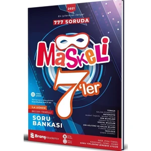 Branş Akademi Yayınları 7.Sınıf Maskeli 7'Ler Ilk Dönem Beceri Temelli Soru Bankası