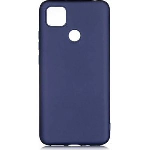 Tekno Grup Xiaomi Redmi 9c Kılıf Mat Premium Silikon Kılıf + Nano Ekran Koruyucu Lacivert