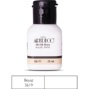 25 Ml Beyaz Akrilik Boya