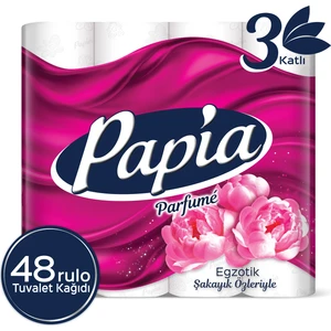 Parfümlü Egzotik Tuvalet Kağıdı 48 Rulo (16 Rulo x 3 Paket)