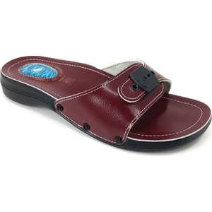 6500-1 Minelli Kadın Jel Taban Terlik Kırmızı