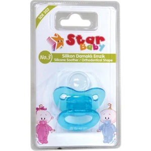 Star Baby Silikon Damaklı Emzik No.3