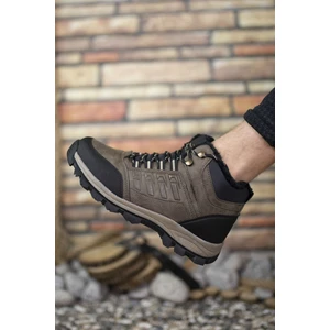Erkek Outdoor Bot – Suya ve Soğuğa Dayanıklı, Fermuarlı, Kürklü, Ortopedik ve Rahat Tabanlı Kışlık Ayakkabı