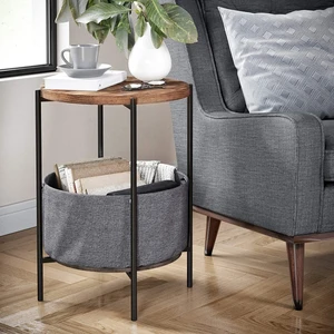 Boss Group Sehpa Geniş Çantalı Kitaplık Çiçeklik Metal Atlantik Çam