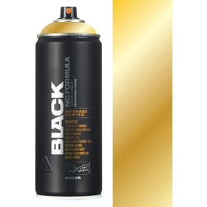 Black 400 ml Gold Chrome Sprey Boya