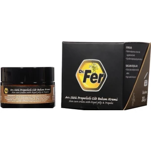 Dr.Fer Arı Sütü ve Propolisli Cilt Bakım Kremi 30 gr (Yağsız)