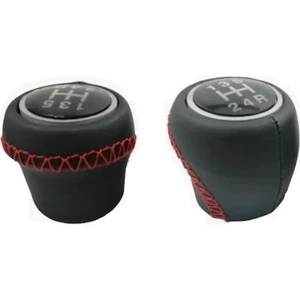 Fiat Linea Siyah Deri Kaplama Krom Çerçeve Vites Topuzu