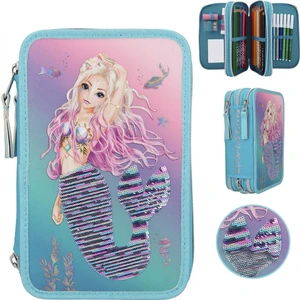 Top Model Fantasy Model Filled Triple Pencil Case 3 Katlı Dolu Kalem Kutu